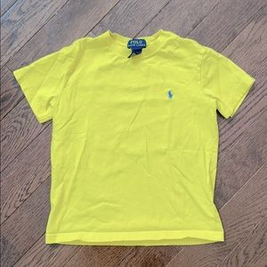 Sunshine yellow Ralph Lauren polo tshirt size 6